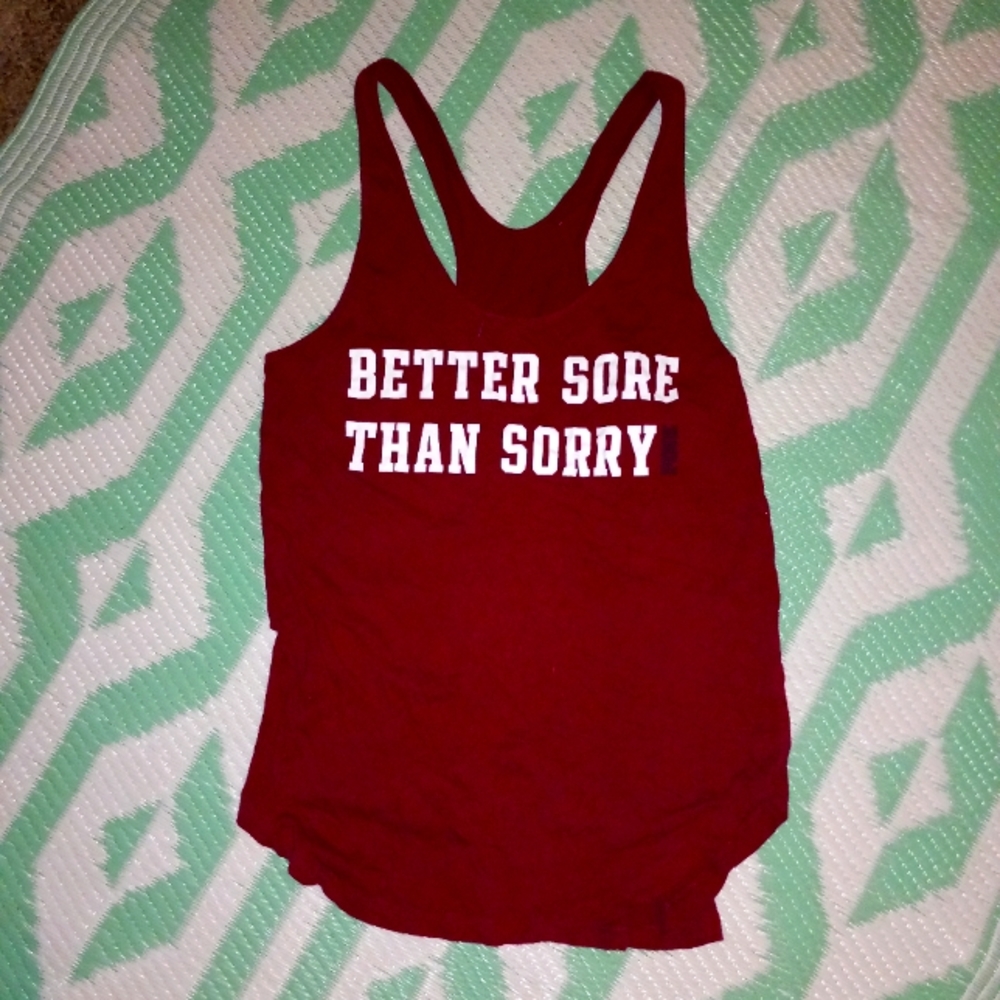 Vs Pink racer back tank